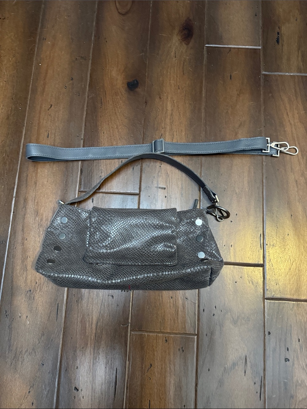 HAMMITT Women's  Textured Leather Crossbody Bag